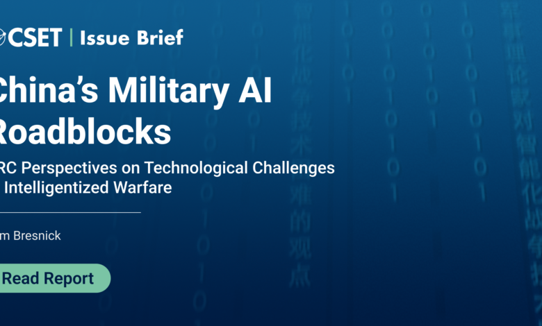 China’s Military AI Roadblocks | Center for Security and Emerging Technology China’s Military AI Roadblocks | Center for Security and Emerging Technology