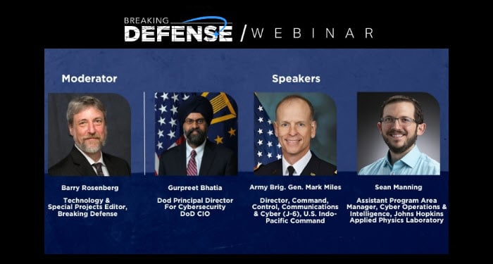 This Thursday 6/13: Cybersecurity for multi-domain operations webinar This Thursday 6/13: Cybersecurity for multi-domain operations webinar