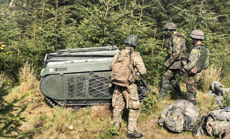 Milrem Robotics adds Starlink-equipped combat support UGV Milrem Robotics adds Starlink-equipped combat support UGV