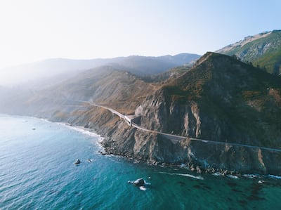 US Route 1 in Big Sur, California. Photo: Thomas Ciszewski / Unsplash