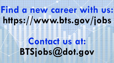 Jobs and internships | Bureau of Transportation Statistics