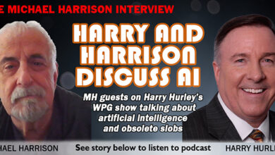 REVERSE ROLES: Harry Hurley Interviews MH on Harrison Podcast About Artificial Intelligence