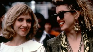 'DESPERATELY SEEKING SUSAN,' Rosanna Arquette, Madonna, 1985. ©Orion Pictures Corp/courtesy Everett Collection