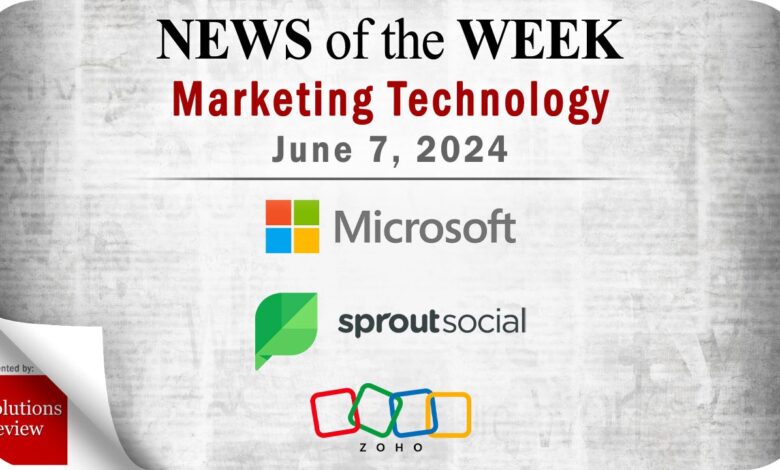 Updates from Microsoft, Sprout Social, Zoho, and More Updates from Microsoft, Sprout Social, Zoho, and More