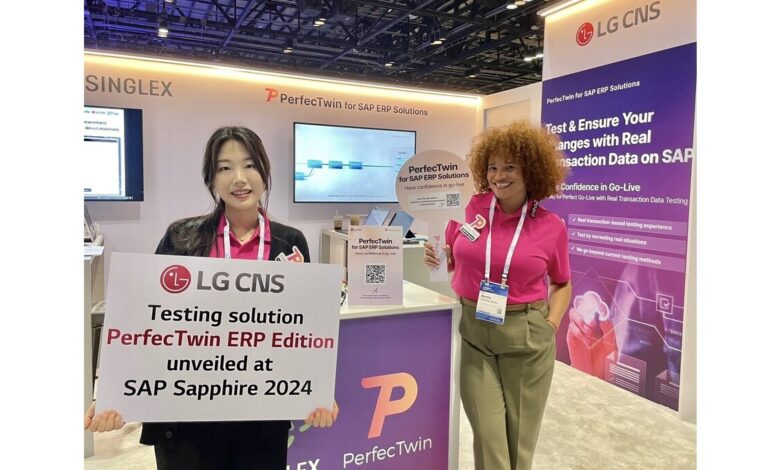 LG CNS Introduces ‘PerfecTwin ERP Edition’ to the U.S. Market at SAP Sapphire 2024 LG CNS Introduces ‘PerfecTwin ERP Edition’ to the U.S. Market at SAP Sapphire 2024