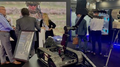 Ground robots hauling drones into battle is a trend at Paris arms fair