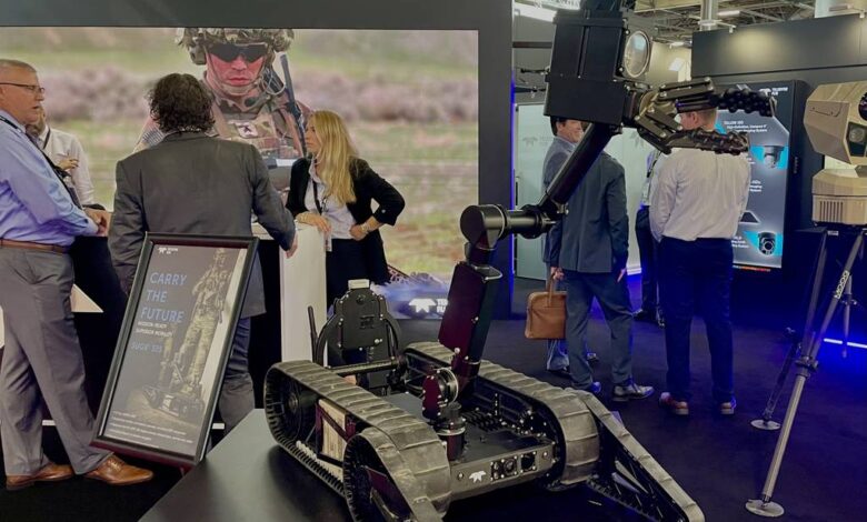 Ground robots hauling drones into battle is a trend at Paris arms fair Ground robots hauling drones into battle is a trend at Paris arms fair