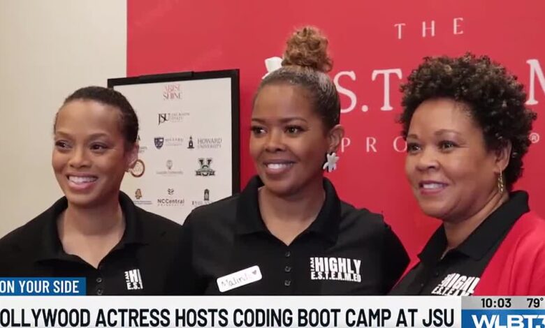 Hollywood actress and entrepreneur Malinda Williams holds coding boot camp at JSU Hollywood actress and entrepreneur Malinda Williams holds coding boot camp at JSU