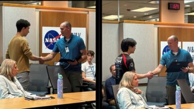 Two local high school students receive awards from NASA