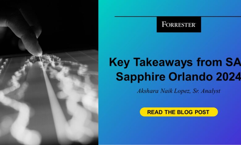 Key Takeaways From SAP Sapphire Orlando 2024 Key Takeaways From SAP Sapphire Orlando 2024