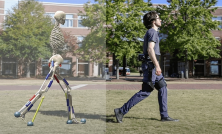 AI improves human locomotion in robotic exoskeletons, saves 25% energy