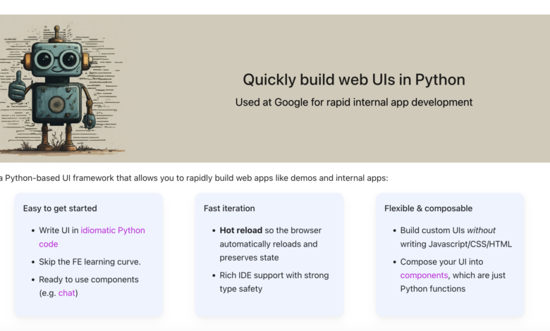 Meet Mesop: A Python-based UI Framework that Allows You to Build Web Apps like Demos and Internal AI/ Machine Learning Apps Meet Mesop: A Python-based UI Framework that Allows You to Build Web Apps like Demos and Internal AI/ Machine Learning Apps