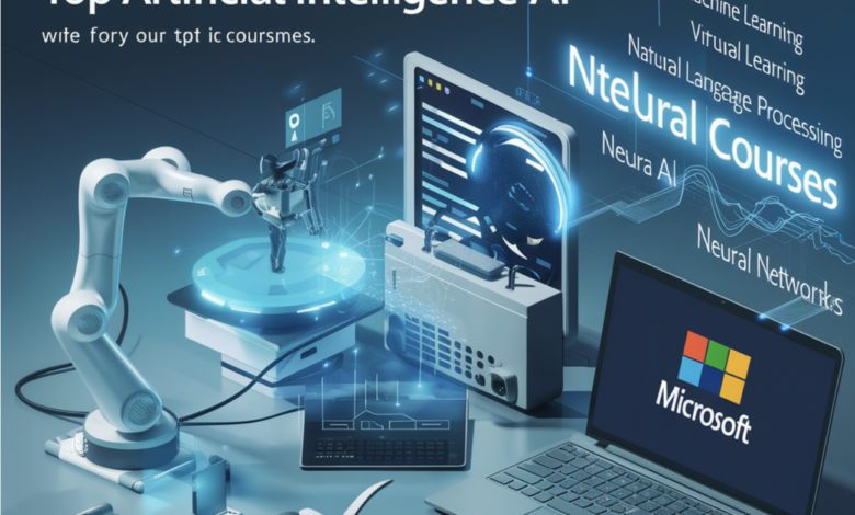 Top Artificial Intelligence AI Courses by Microsoft Top Artificial Intelligence AI Courses by Microsoft
