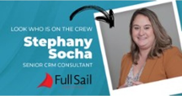 Full Sail Partners Welcomes Stephany Socha to the CRM Consulting Crew Full Sail Partners Welcomes Stephany Socha to the CRM Consulting Crew