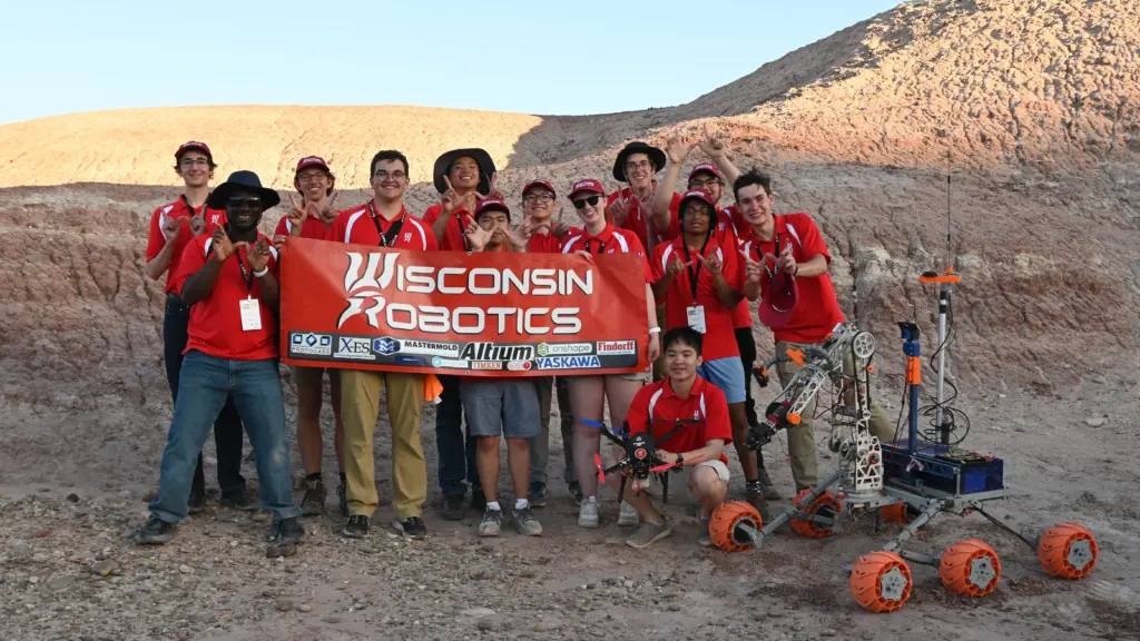 Wisconsin Robotics 2024 URC team photo