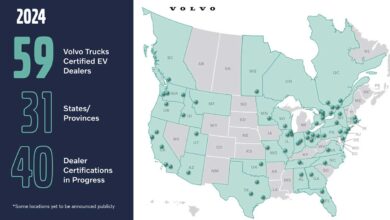 Volvo Trucks adds ten locations to its certified EV dealership network