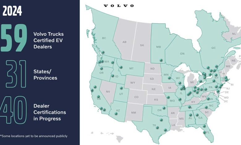 Volvo Trucks adds ten locations to its certified EV dealership network Volvo Trucks adds ten locations to its certified EV dealership network