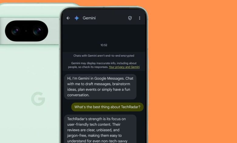 More Android phones can finally talk to the Google Gemini AI in Google Messages More Android phones can finally talk to the Google Gemini AI in Google Messages