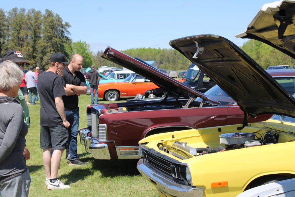 The event showcased a wide variety of unique and vintage automobiles and was a fundraiser to purchase a portable wildfire pump and forestry gear backpacks for the Woodridge Fire Department. Rained out on their scheduled day of Saturday, the event packed the park in Woodridge under sunny skies Sunday.