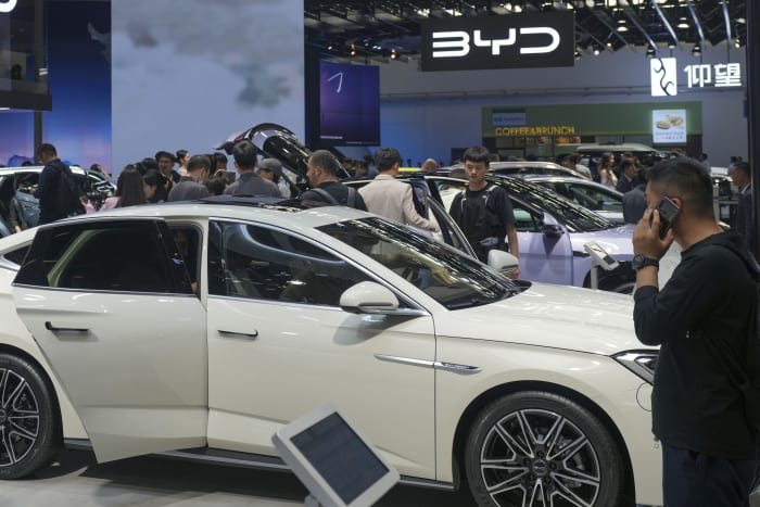 The European Union threatens to hike tariffs on Chinese electric car imports, escalating trade spat The European Union threatens to hike tariffs on Chinese electric car imports, escalating trade spat