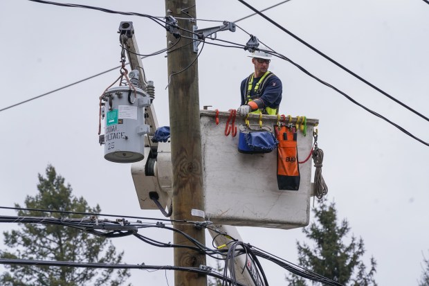 United Illuminating crews restoring power to communities impacted by Friday's storm.