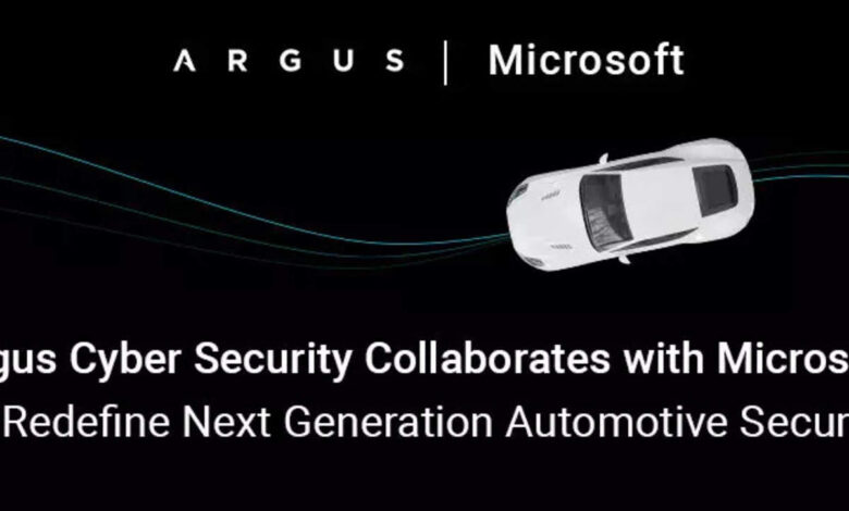 Argus Cyber Security collaborates with Microsoft to redefine next-gen automotive security, ETCIO SEA Argus Cyber Security collaborates with Microsoft to redefine next-gen automotive security, ETCIO SEA