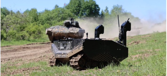 Arx Robotics UGVs under testing.