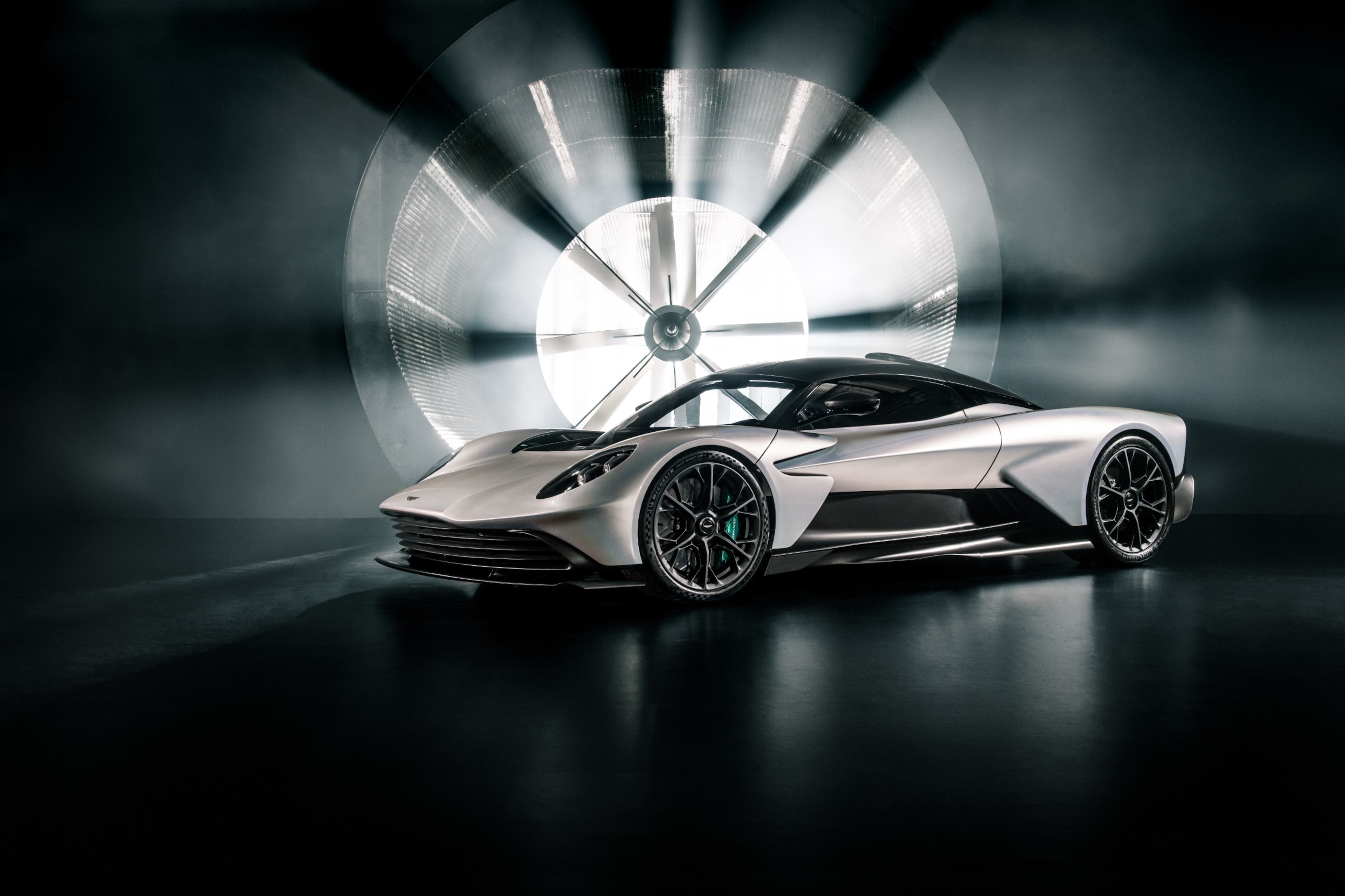 PHOTO: Aston's upcoming hypercar, the Valhalla, will be built with a powerful plug-in hybrid powertrain.
