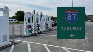 Fast Electric Vehicle Charging Stations Open on New York Thruway