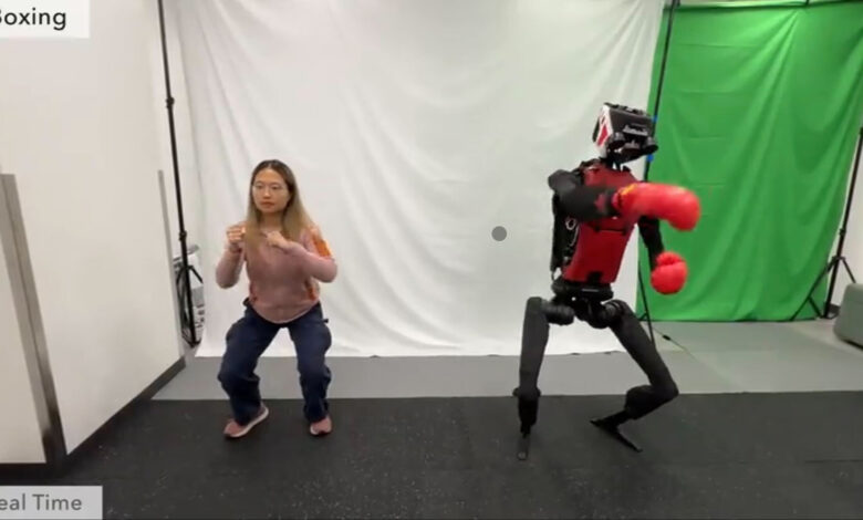 These robots learned tennis and boxing after observing people These robots learned tennis and boxing after observing people