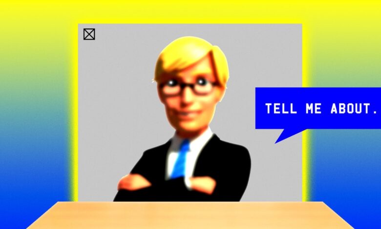 An AI Cartoon May Interview You for Your Next Job An AI Cartoon May Interview You for Your Next Job