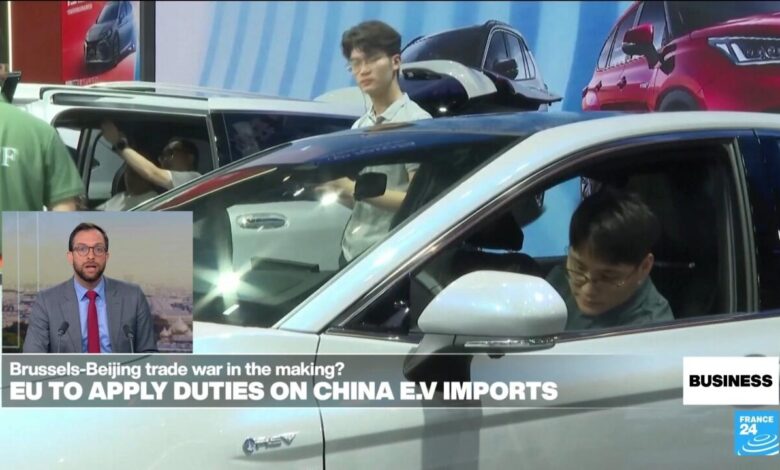 EU reportedly set to impose tariffs on Chinese electric car imports EU reportedly set to impose tariffs on Chinese electric car imports