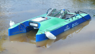 Autonomous Trash-Collecting Robotic Boat Helps Clean Waterways