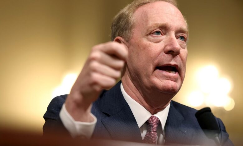 Microsoft president grovels before Congress, takes responsibility for a ‘cascade’ of cybersecurity errors Microsoft president grovels before Congress, takes responsibility for a ‘cascade’ of cybersecurity errors