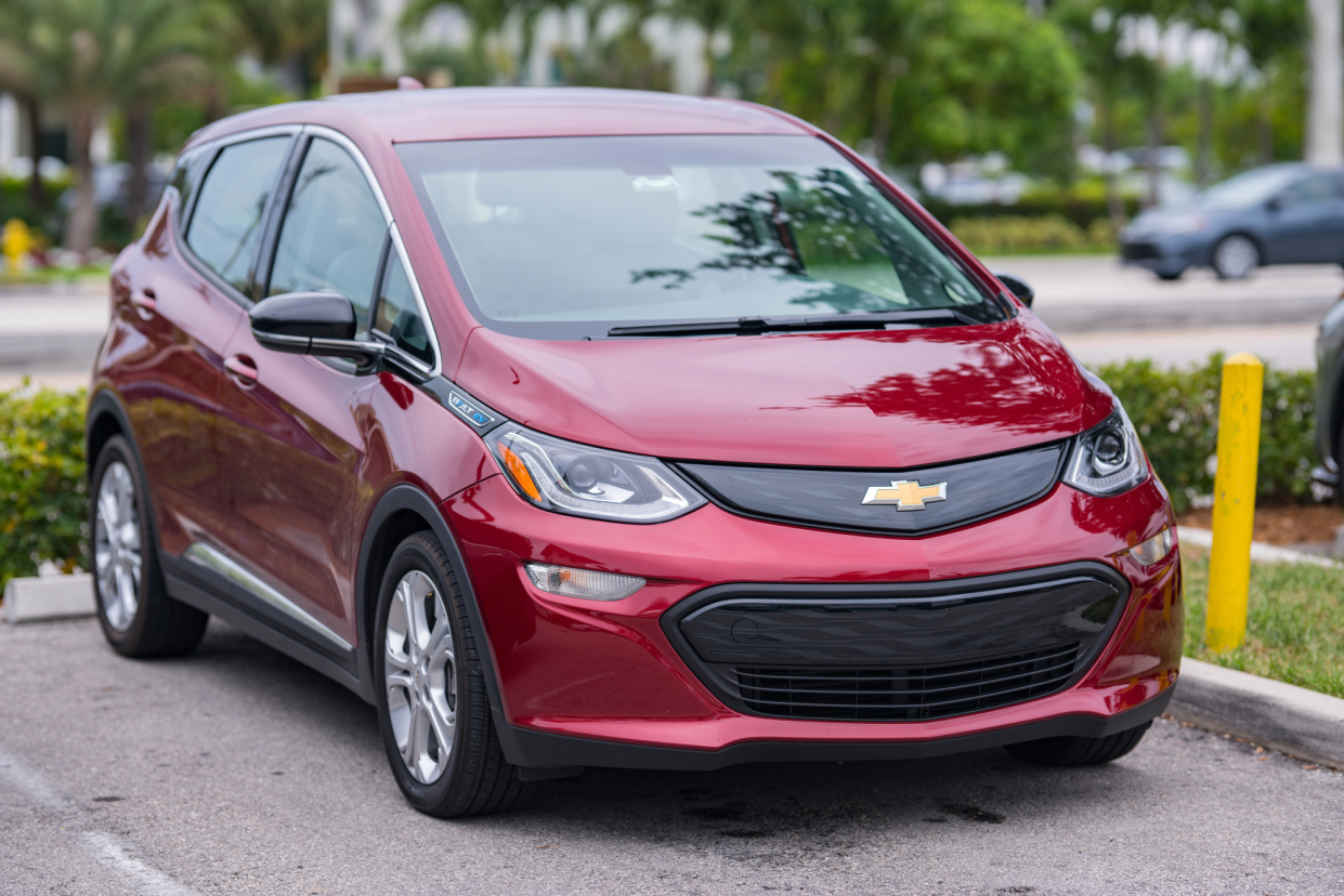 Used Chevrolet Bolt EV Parked Outside