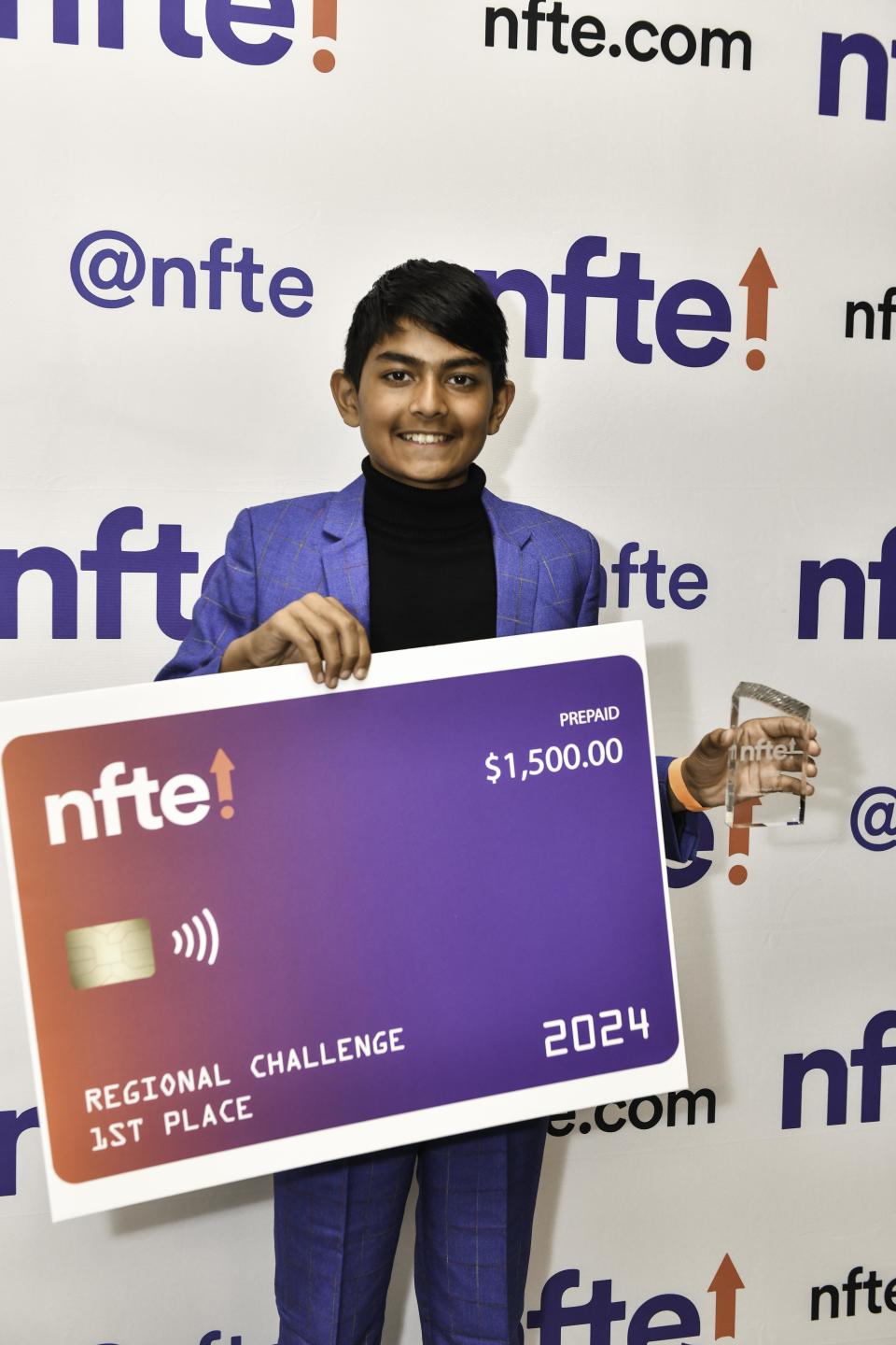 Atman Patel from Francis Scott Key Elementary/Middle School took first place in the June 12 Capital Youth Entrepreneurship Challenge with his business idea Story Crafters. He will present at the national finals in New York on Oct. 10.