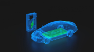 Solid State Battery for EV Electric Vehicle, new research and development batteries with solid electrolyte energy storage for automotive car industry, cathode. 3d illustration. Top Battery Stocks to Buy