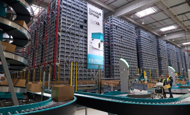 Renault Launches 100% Automated Facility Using Exotec Robots Renault Launches 100% Automated Facility Using Exotec Robots