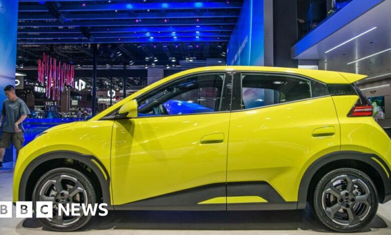 The EU is expected to hit Chinese electric cars with tariffs The EU is expected to hit Chinese electric cars with tariffs