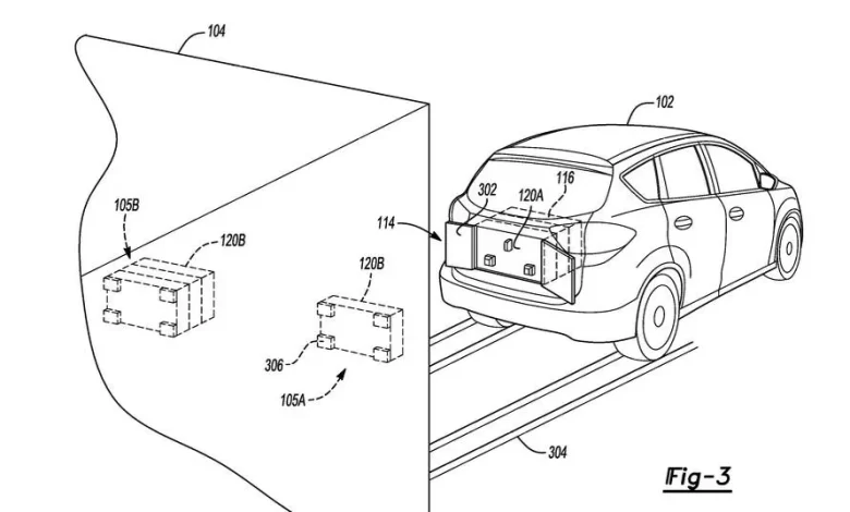 Ford considers EV battery swapping via drive-up docking stations Ford considers EV battery swapping via drive-up docking stations