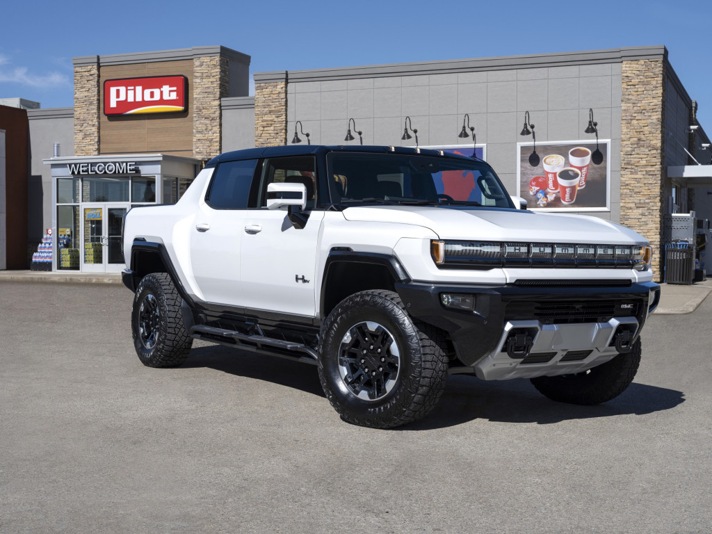 GMC Hummer EV at Pilot travel center