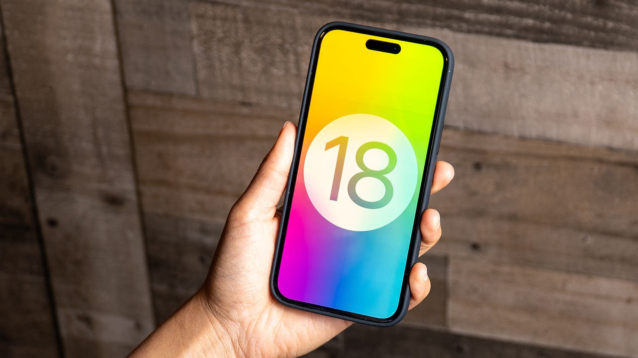 iPhone with iOS 18