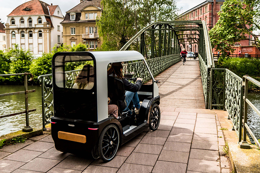 karbikes merges bicycle with electric car for a smoother, zero emission urban commute