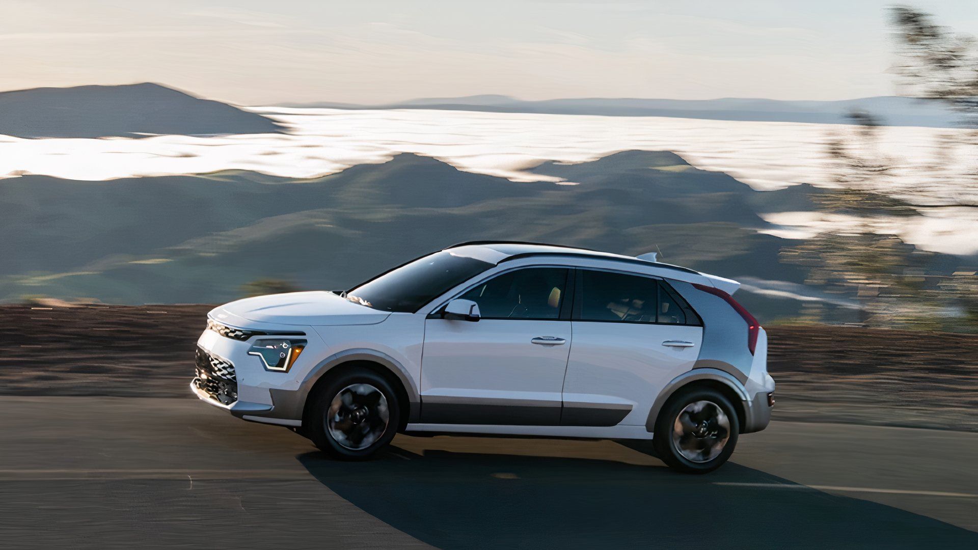 Silver Kia Niro EV