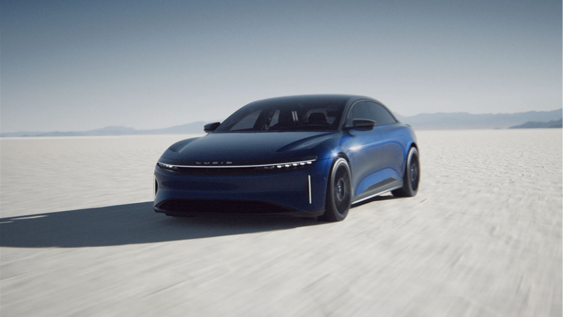 Blue Color Lucid Air Sapphire