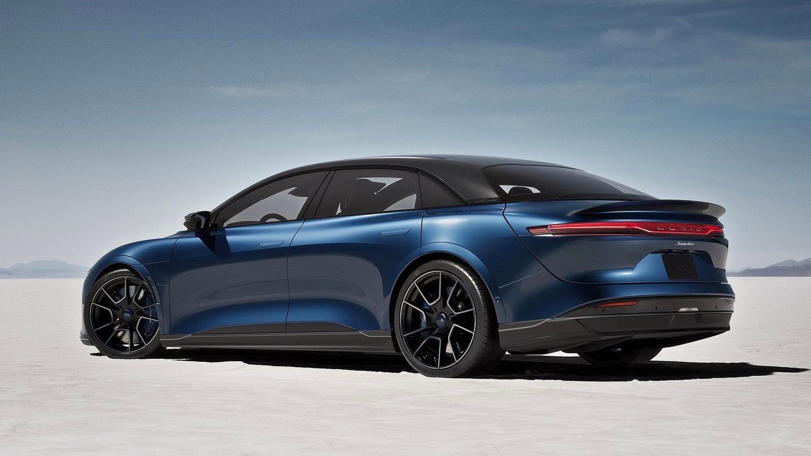 Blue Lucid Air Sapphire