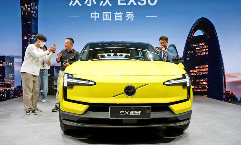 Volvo shifts EV lines to EU from China Volvo shifts EV lines to EU from China