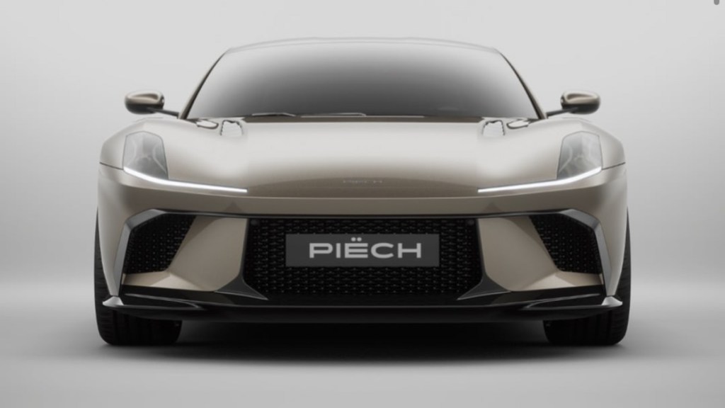 The Piëch Automotive GT concept from the front