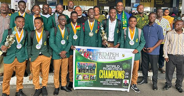 Black Students Make Ghana Proud After Winning 2024 World Robotics Competition Black Students Make Ghana Proud After Winning 2024 World Robotics Competition