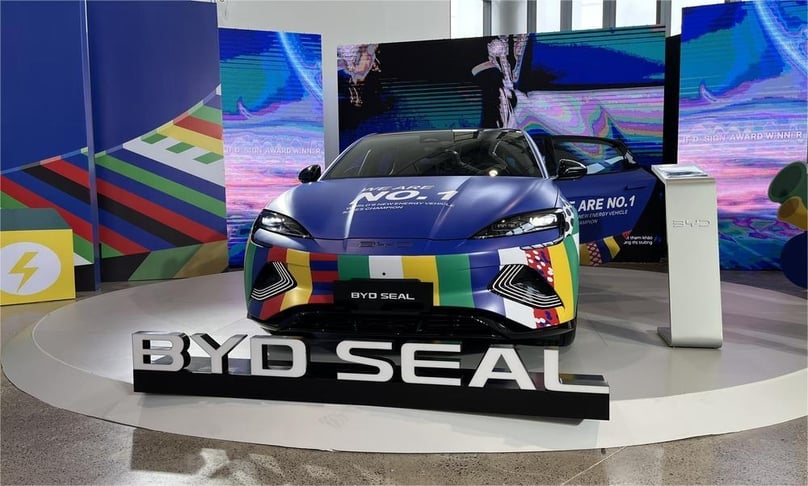 SEAL, a sedan that can travel 520 km after each full charge. Photo courtesy of The Investor/Dang Kiet.